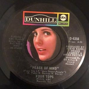 Four Tops Are You Man Enough Vinyl 45 Record '73